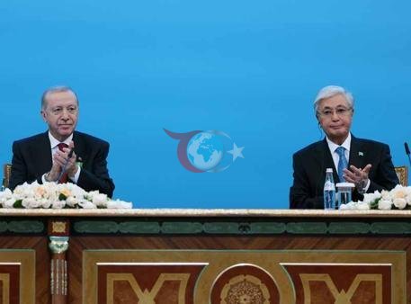 Cumhurbaşkanı Erdoğana Kazakistanda Ahmet Yesevi Özel Devlet Nişanı