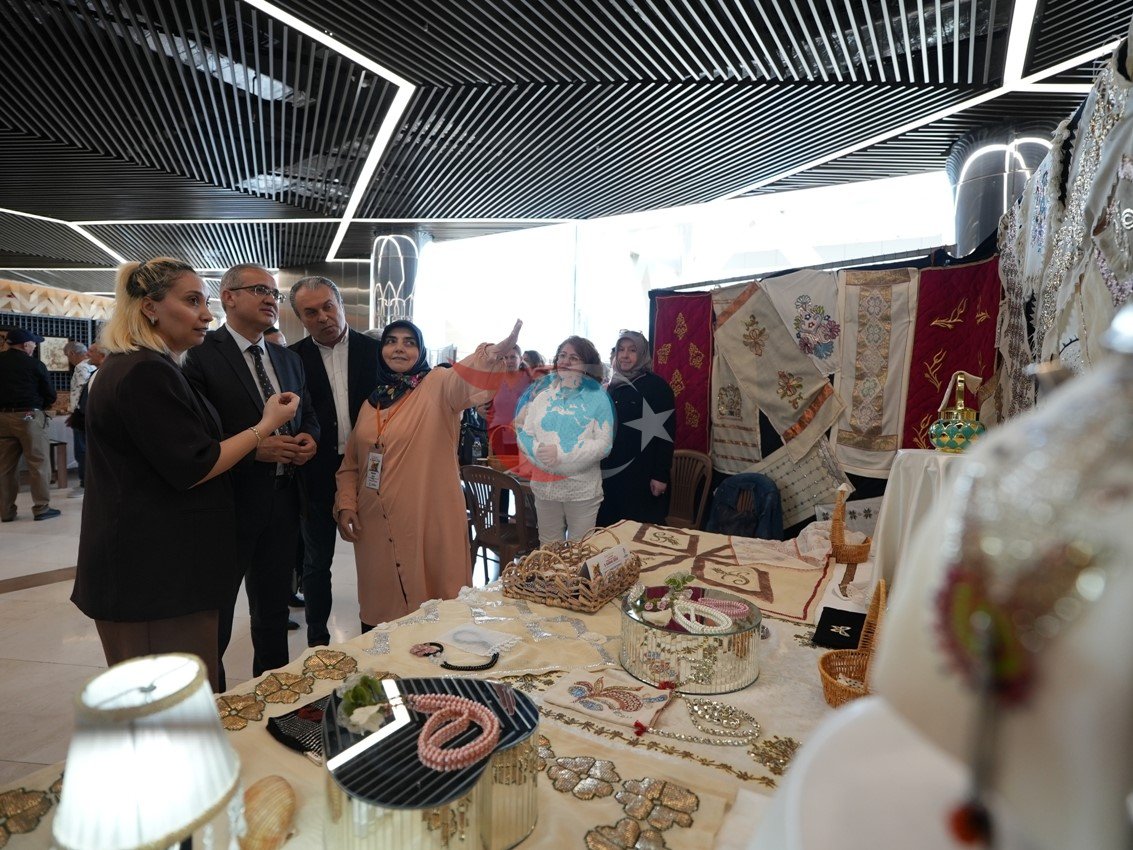 Denizli&rsquo;de el sanatları kursiyerlerinin el emeği eserleri görücüye çıktı