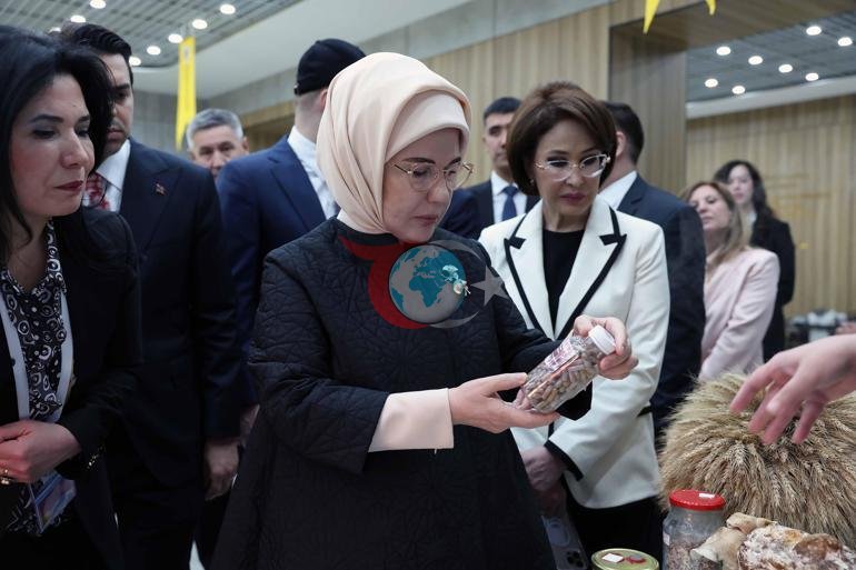 Əminə Ərdoğan Qazaxıstanda Sıfır Tullantı Təhsil Laboratoriyasını açdı