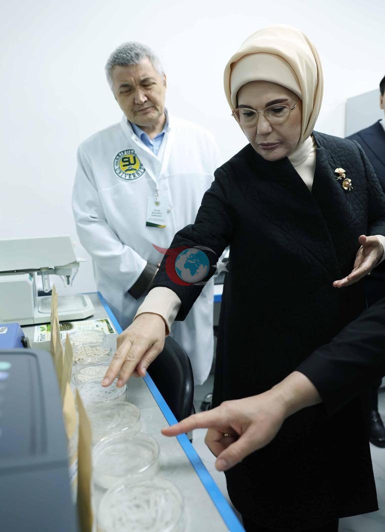 Əminə Ərdoğan Qazaxıstanda Sıfır Tullantı Təhsil Laboratoriyasını açdı