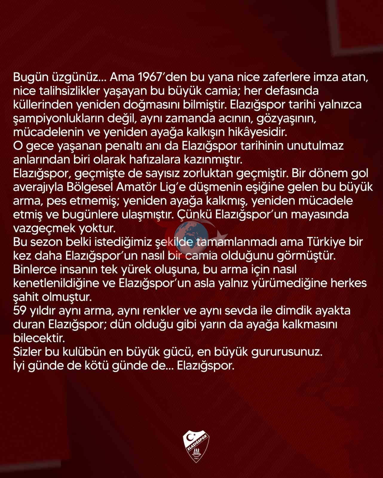 Elazığspor: