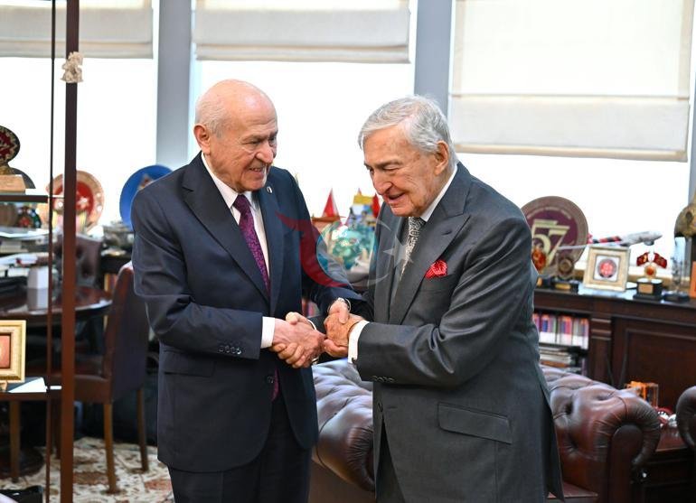 Bahçeli, Rahmi Koç ile Ali Koçu kabul etti