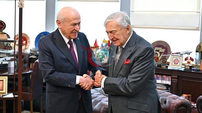 MHP lideri Bahçeli, Rahmi Koç ile Ali Koçu kabul etti
