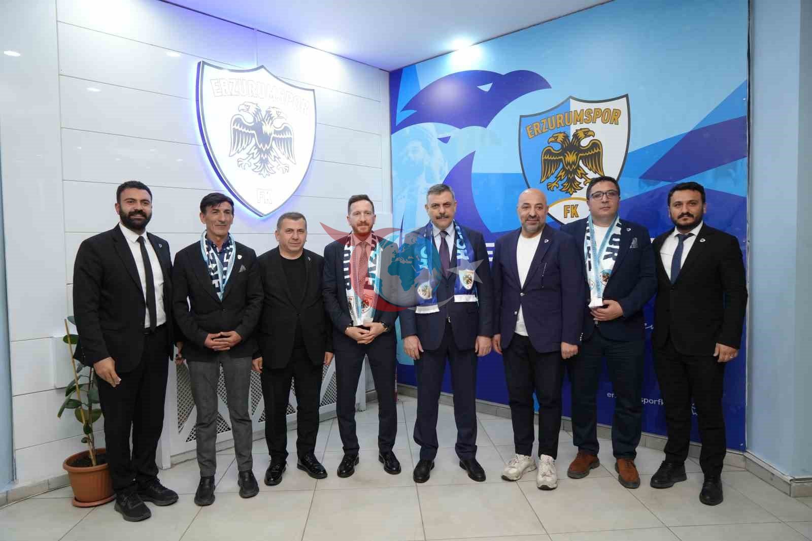 İçişleri Bakanı Çiftçi&rsquo;den Erzurumspor&rsquo;a tebrik ziyareti
