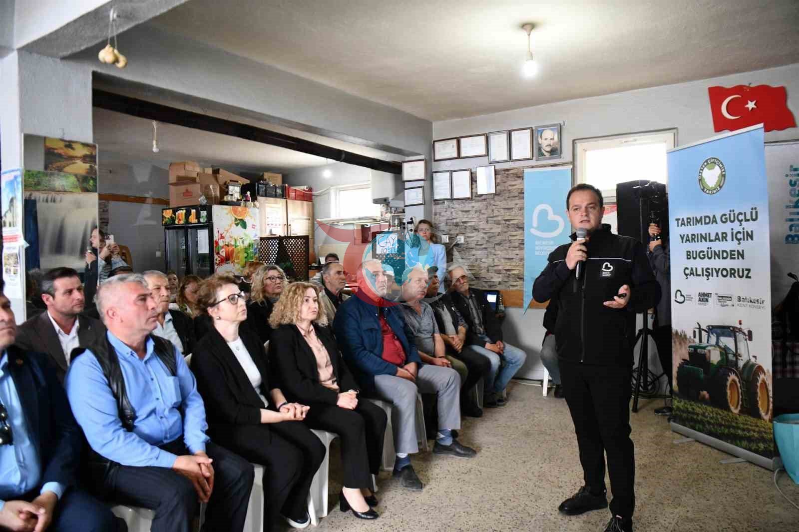 Balıkesir Büyükşehir’den çiftçiye eğitim, doğaya nefes