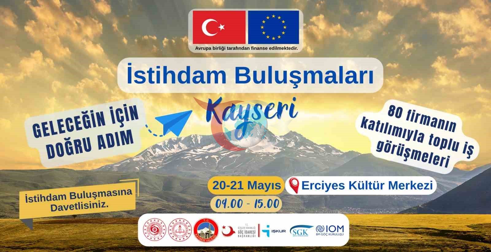 Кайсеридеги ИШКУРдан 1500 киши үчүн гигант жумуш менен камсыз кылуу жолугушуусу