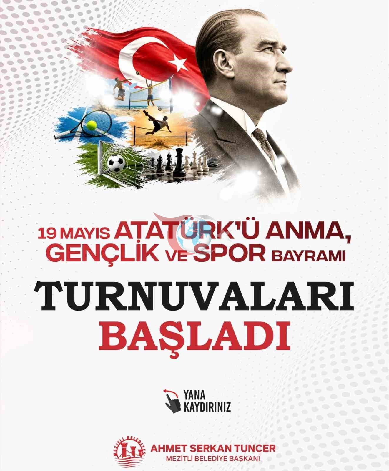 Mezitli'de 19 Mayıs Coşkusu Spor Turnuvalarıyla Yaşanacak
