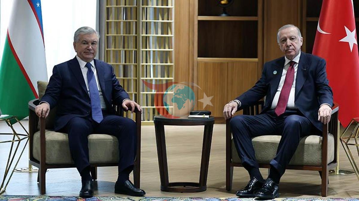 Erdog'an Turkistonda Mirziyoyev bilan uchrashdi