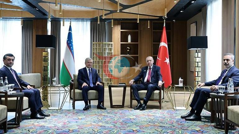 Президент Ердоған Өзбекстан президенті Мирзиеевпен кездесті