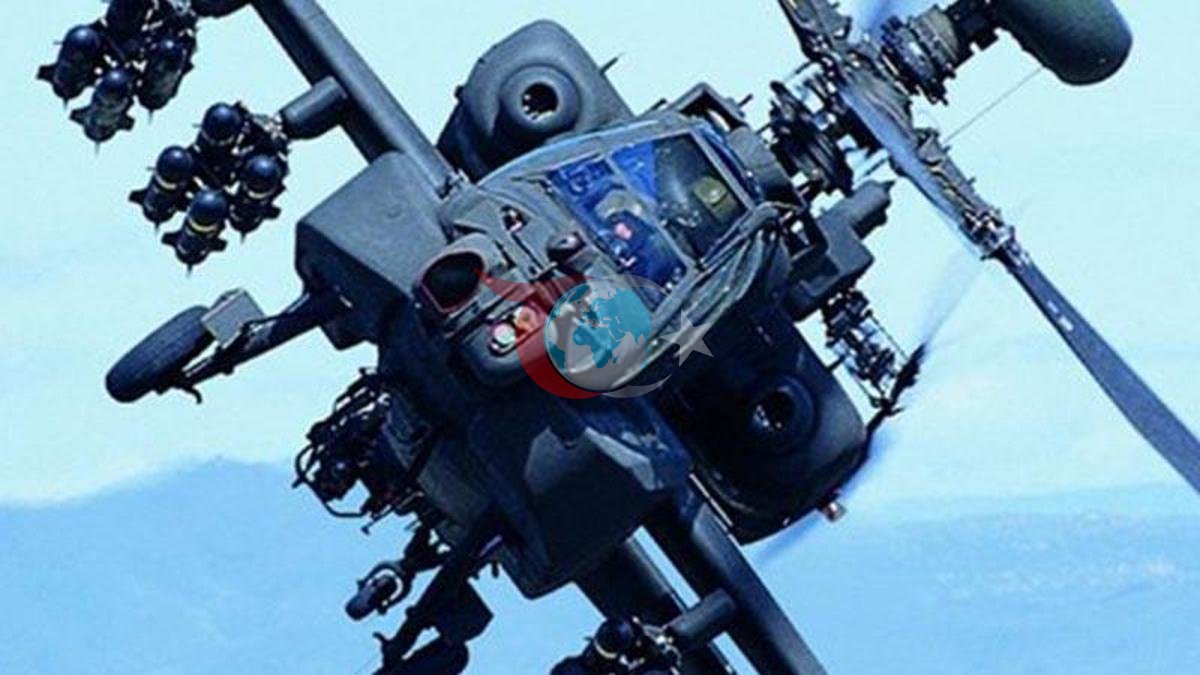 ABD Apache Helikopteri Güney Kore'de Acil İniş Yaptı
