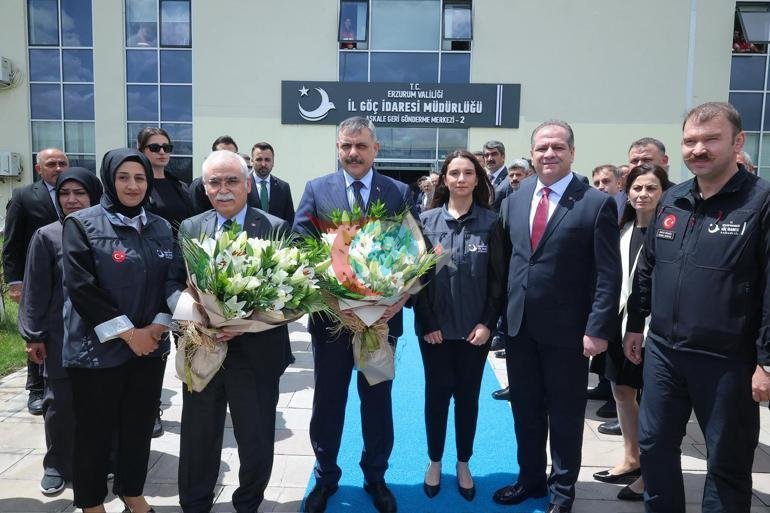 Bakan Çiftçi, Erzurumda, Geri Gönderme Merkezinde incelemelerde bulundu