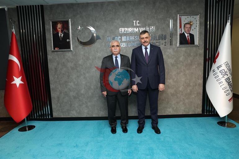 Bakan Çiftçi, Erzurumda, Geri Gönderme Merkezinde incelemelerde bulundu