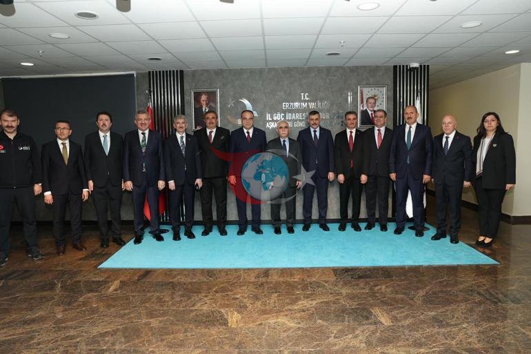 Bakan Çiftçi, Erzurumda, Geri Gönderme Merkezinde incelemelerde bulundu