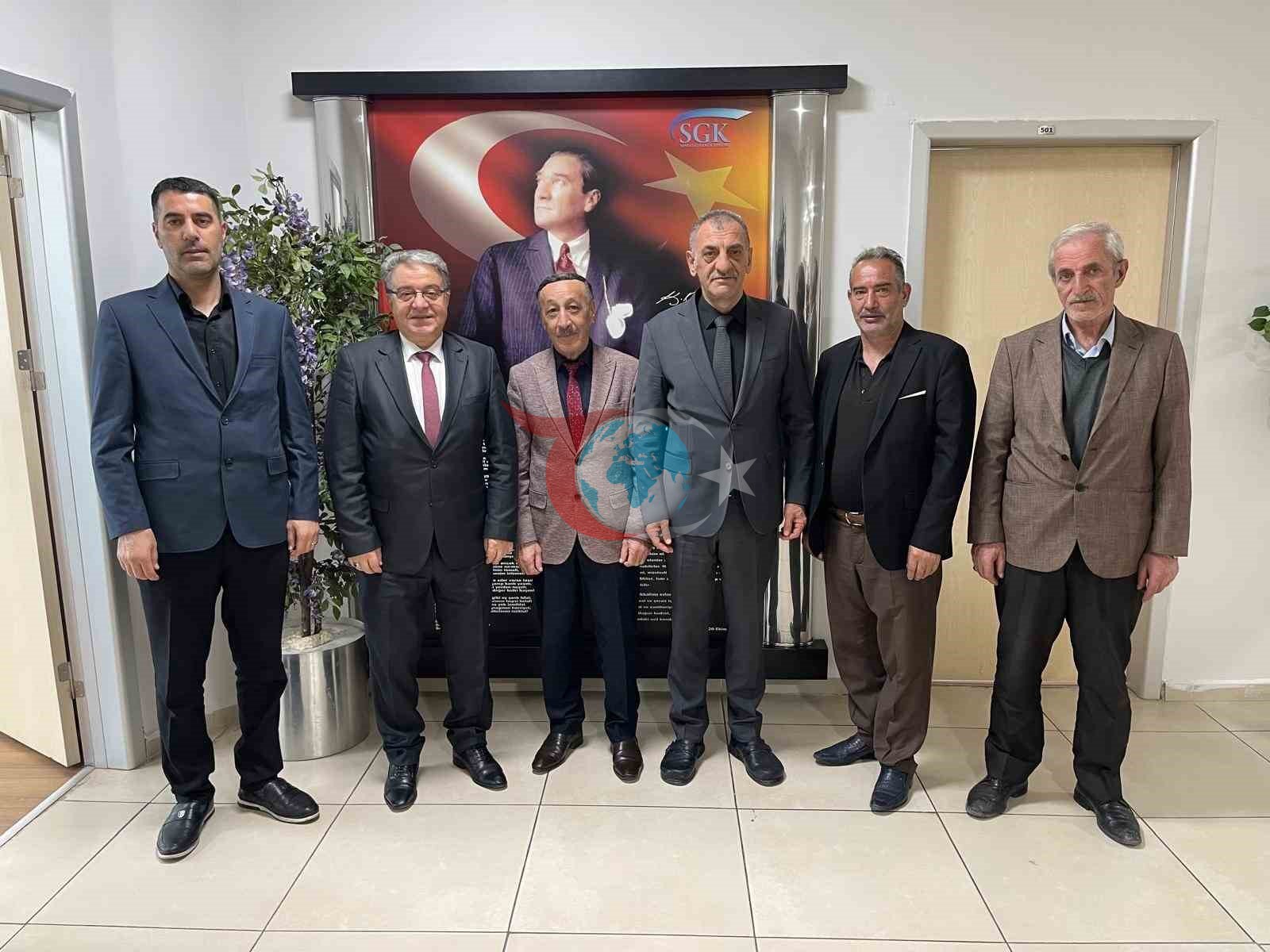 Emeklilerden SGK'ya Anlamlı Ziyaret ve Mesajlar