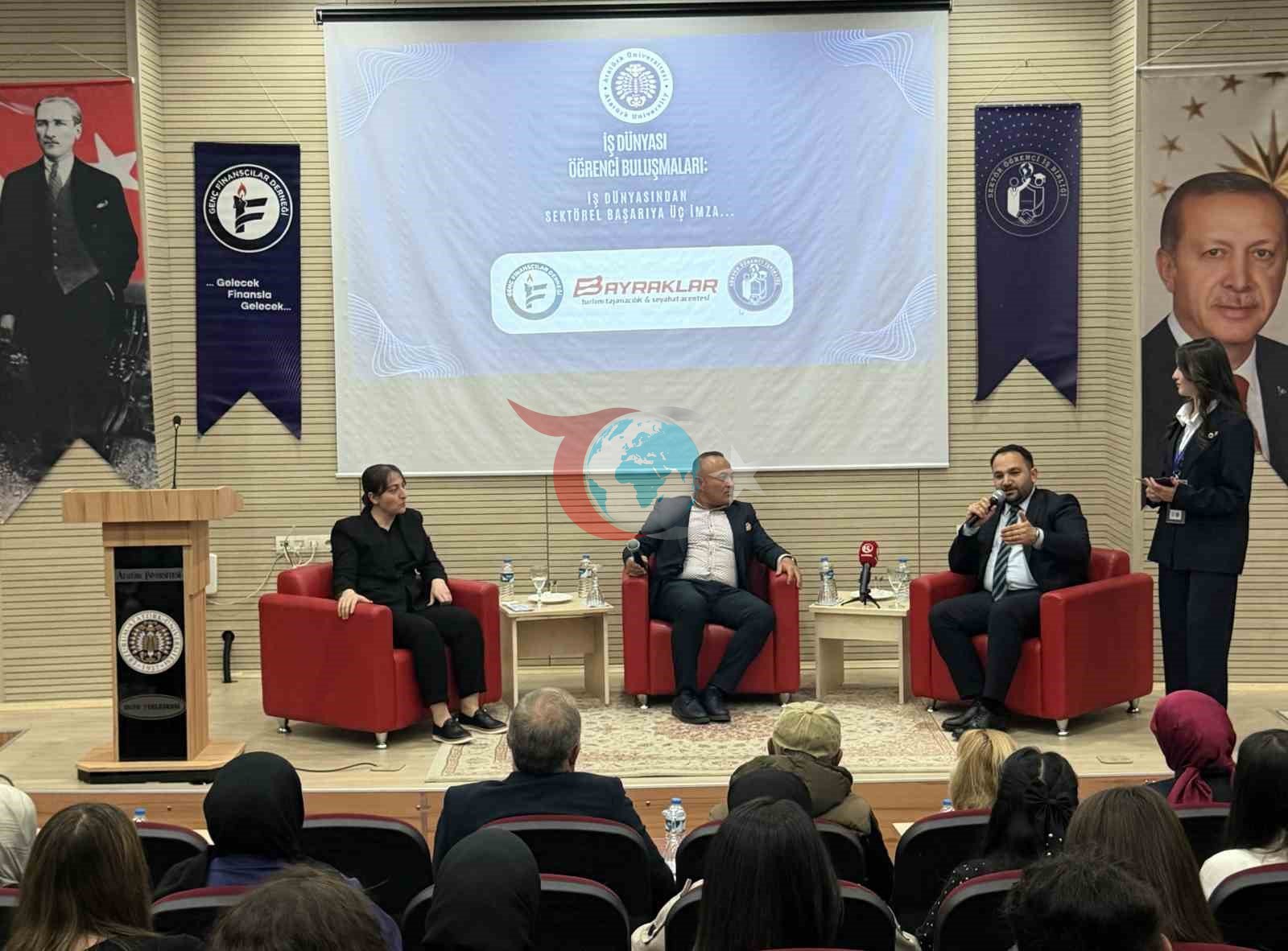 Atatürk Universitetində İş Dünyası ilə Tələbə Görüşləri