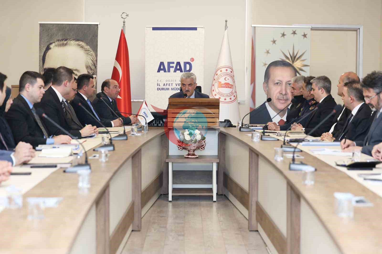 Düzce'de 10 Haziran'da Gerçekleşecek Afet Tatbikatı İçin Hazırlıklar Sürüyor