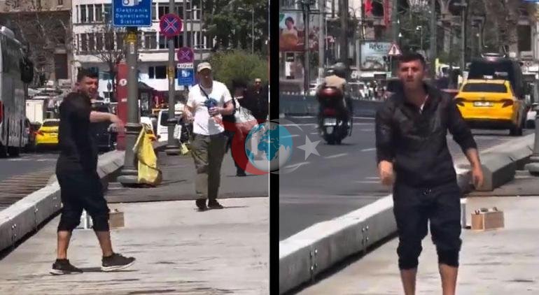 Qalata körpüsündə qalmaqallı görüntü Turistləri aldadan və təhqir edən şəxslər saxlanıldı. width=