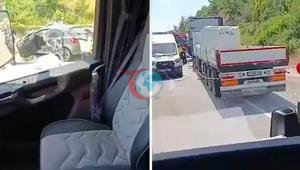 Antalyada feci kaza TIR dorsesine çarpan otomobildeki çift hayatını kaybetti