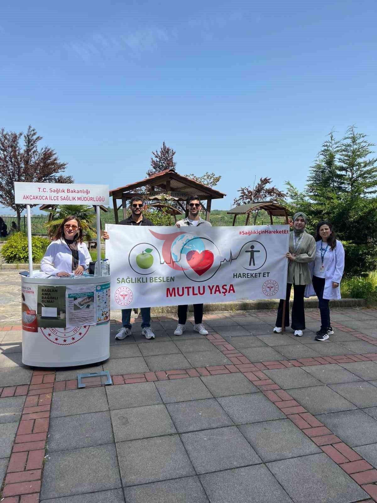Akçakoca'da Bahar Şenliği'nde Sağlık Standına Büyük İlgi