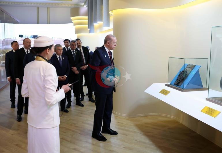 Cumhurbaşkanı Erdoğan, Türkistan’da kültürel gezi programına katıldı