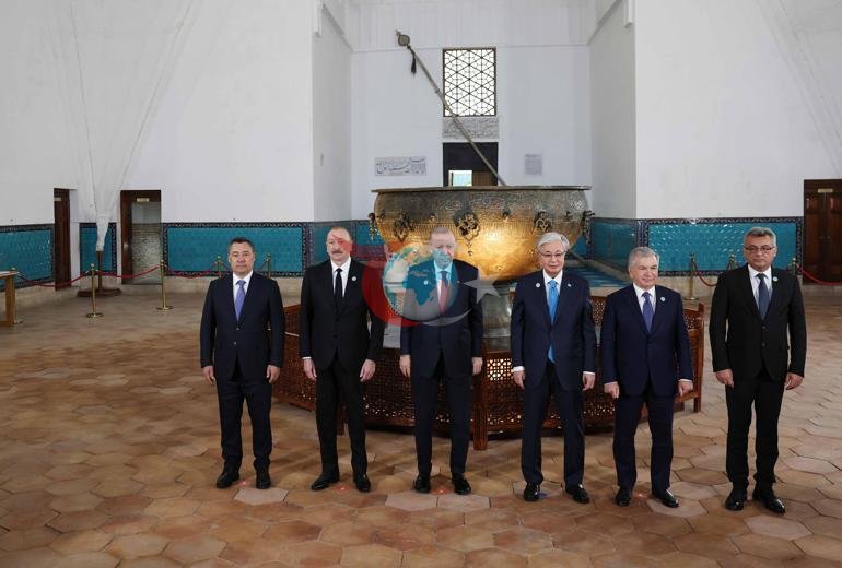 Cumhurbaşkanı Erdoğan, Türkistan’da kültürel gezi programına katıldı