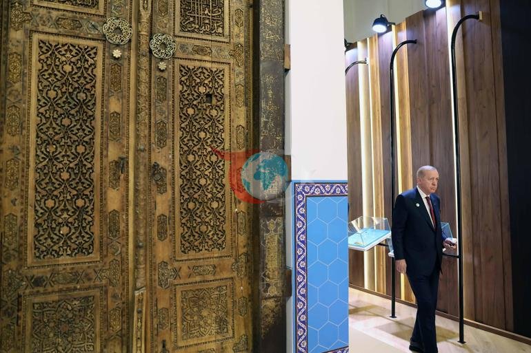 Cumhurbaşkanı Erdoğan, Türkistan’da kültürel gezi programına katıldı