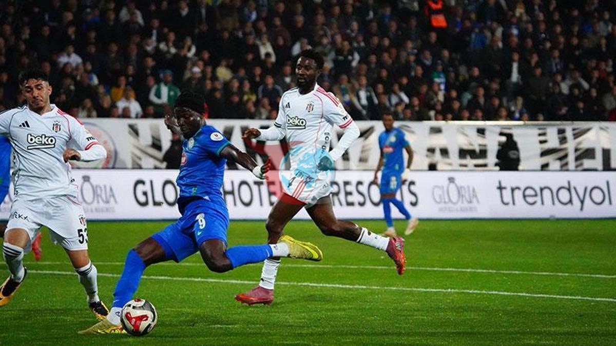 Çaykur Rizespor ve Beşiktaş Arasında Nefes Kesen Beraberlik