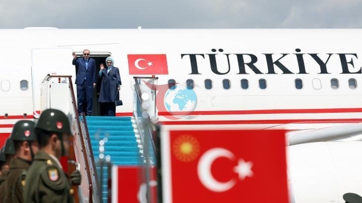 Erdoğan Kazakistan Ziyaretini Tamamlayarak Türkiye'ye Döndü