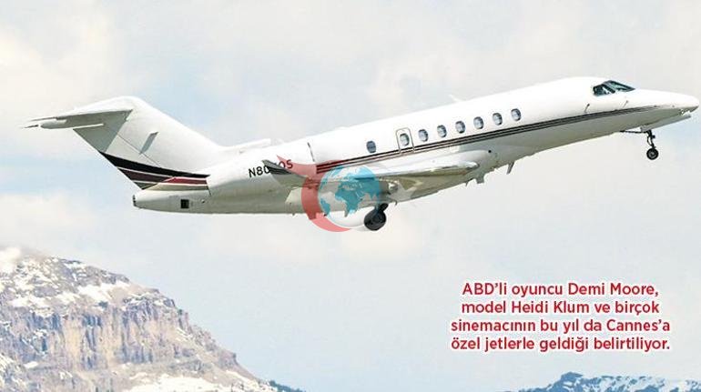 Cannesโda รถzel jete tepki