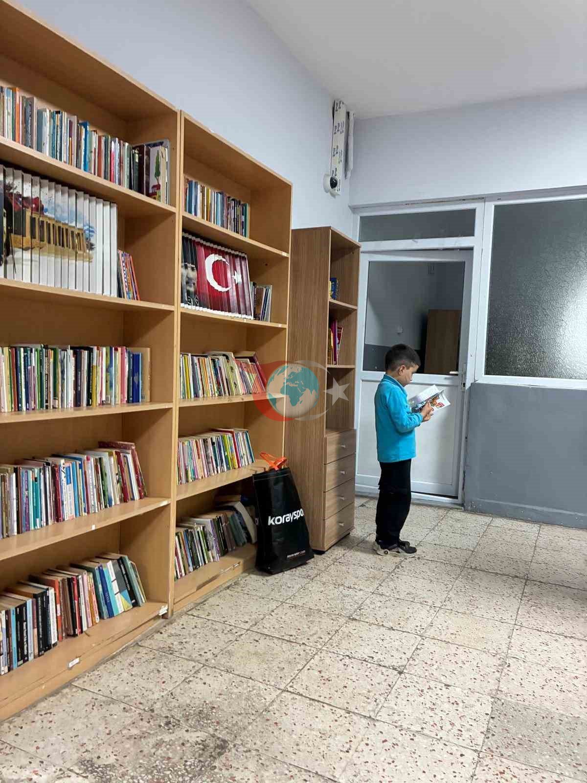 Ümitalan Köyü’nde çocuklara kitap desteği