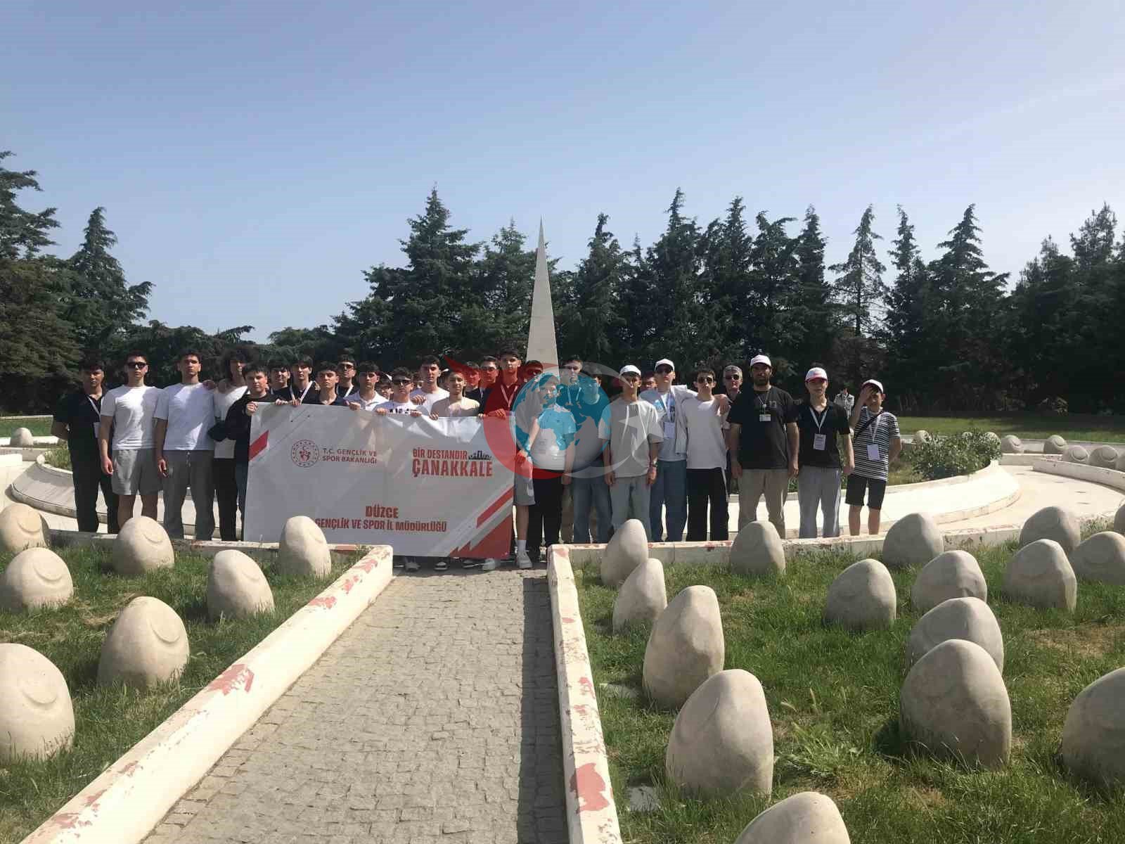 Düzceli gençler Çanakkale ruhunu yerinde yaşadı
