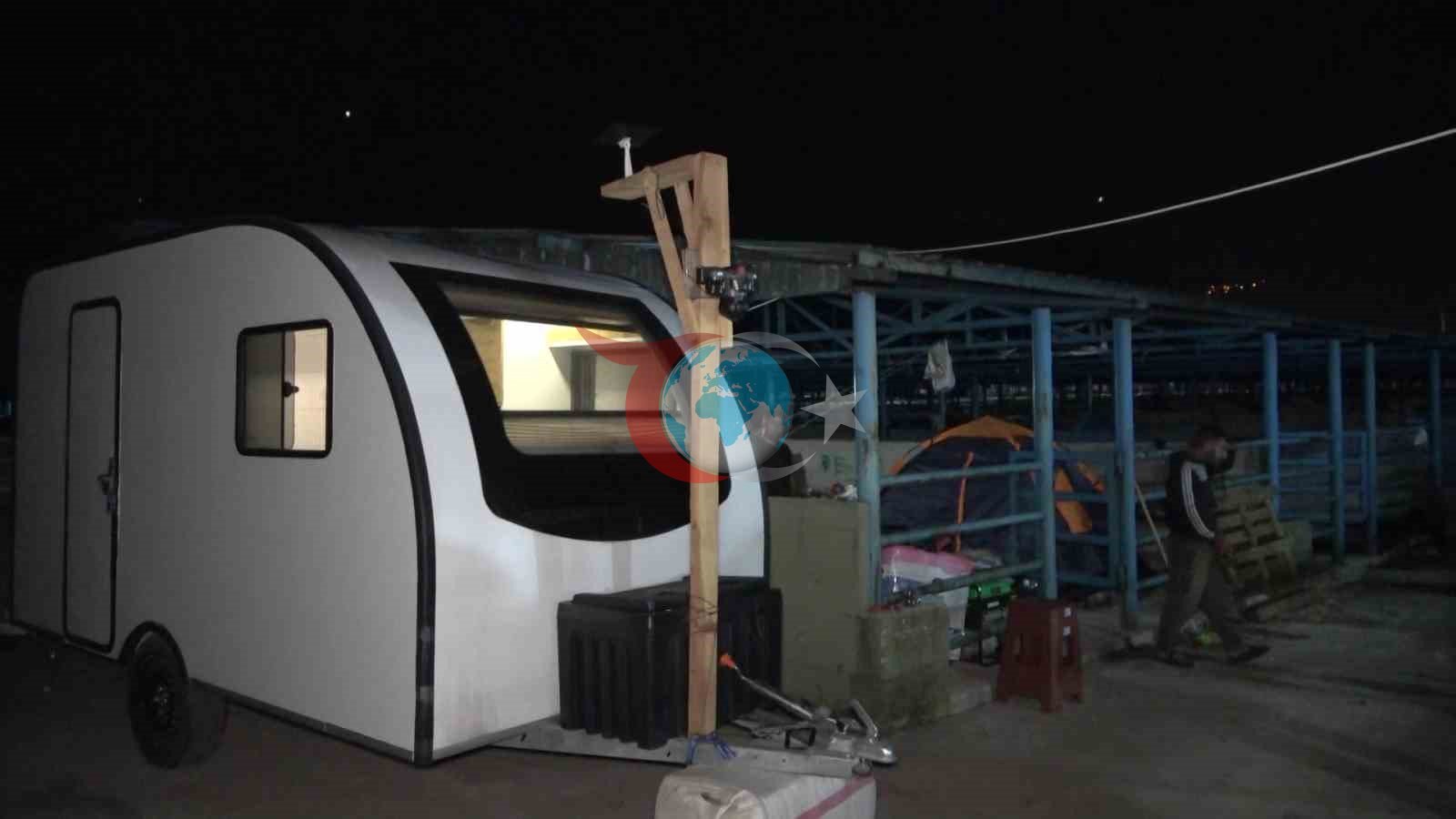 Bursa Hayvan Pazarında Çadır ve Karavan Konaklama Dönemi
