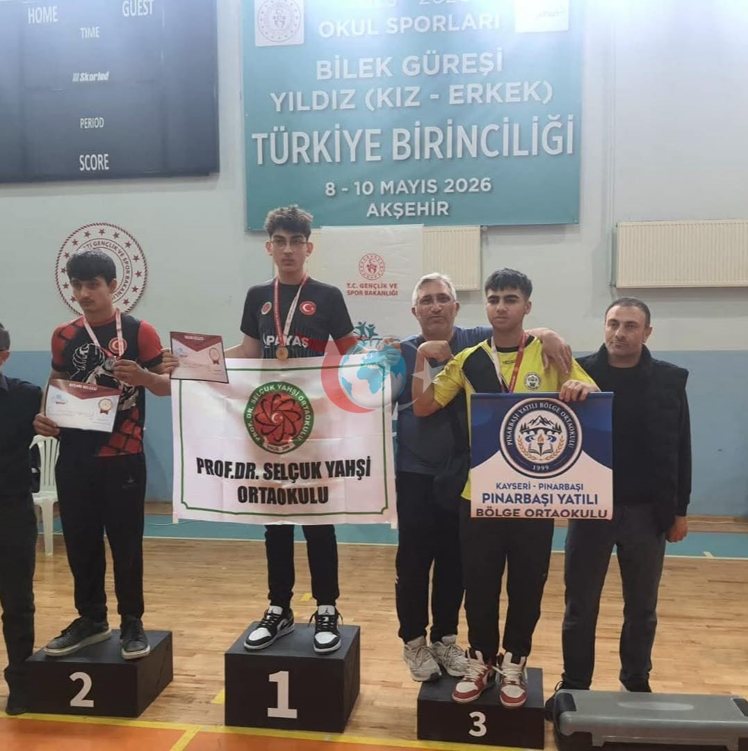Pınarbaşı'nın Gururu: Berat Ömer Ülger Türkiye Üçüncüsü Oldu