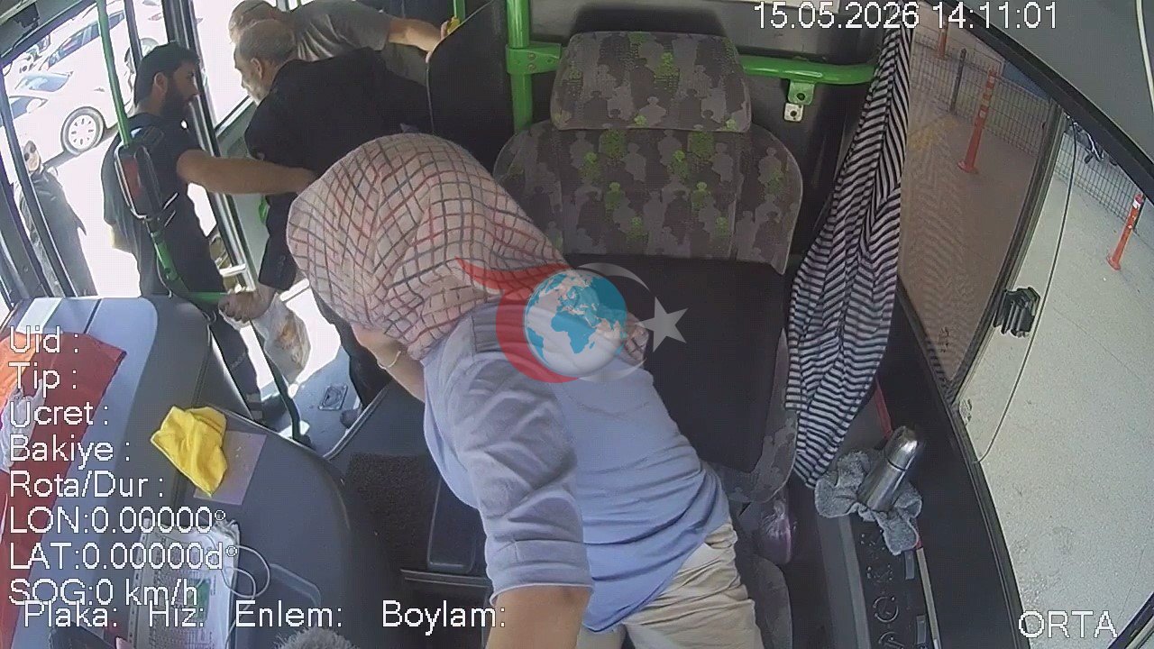 BURULAŞ&rsquo;ın kadın otobüs sürücüsünden örnek davranış