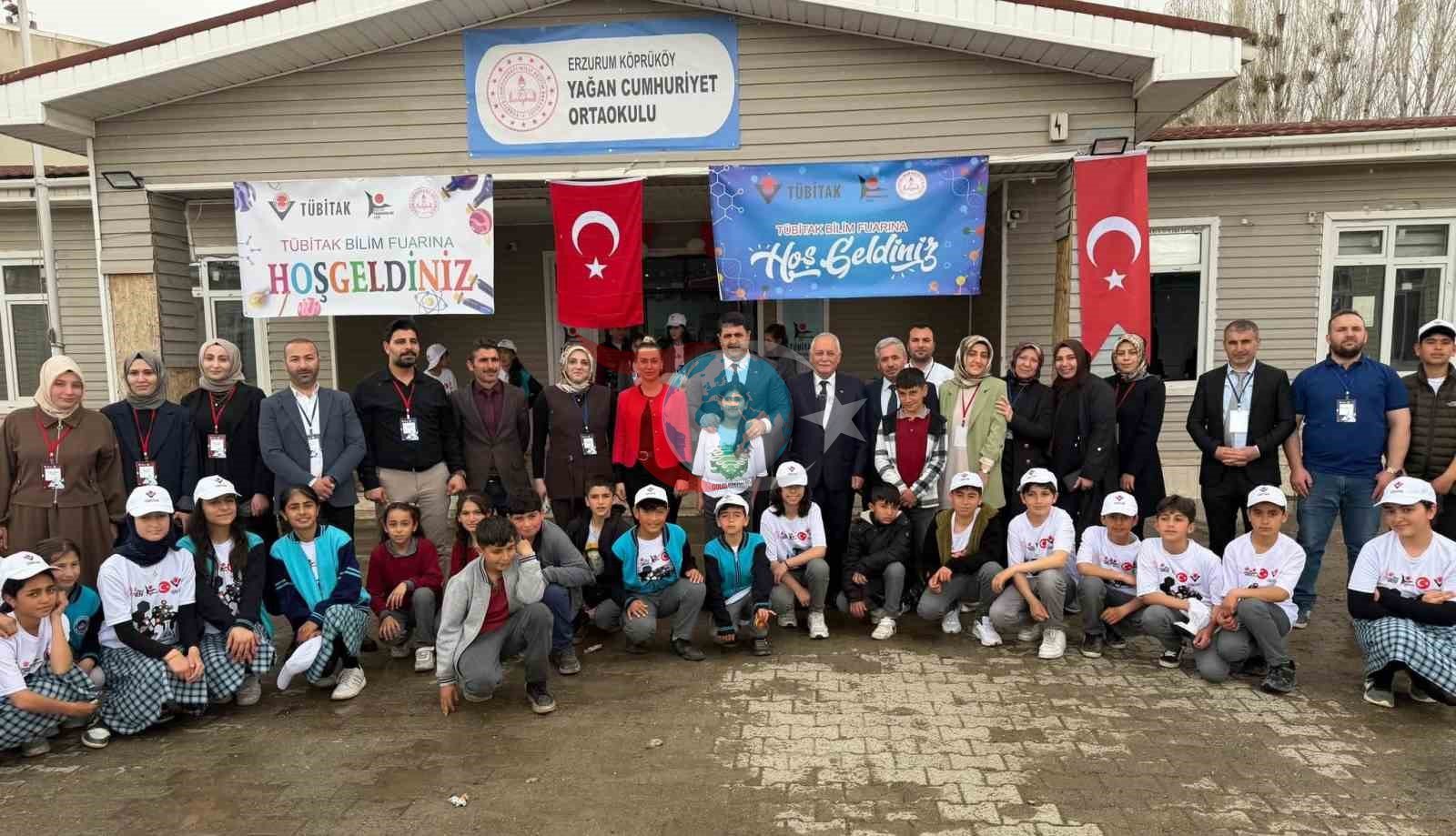Köprüköy'de Bilim Fuarı Genç Zihinleri Buluşturdu