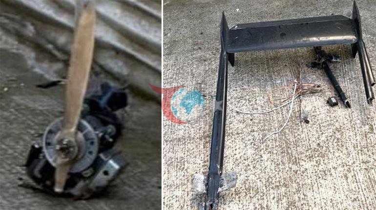 Samsunda insansız hava aracı düştü, evlerde hasar oluştu