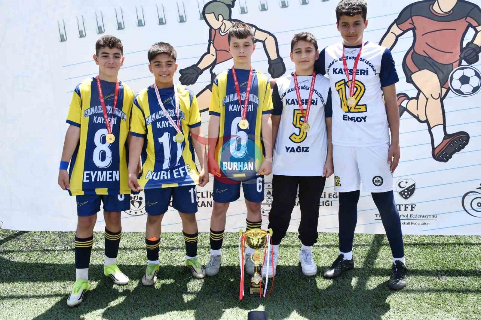 Kayseri Usmon Ulubaş Köshk ikkinchi maktabi finalida Turkiya. class=