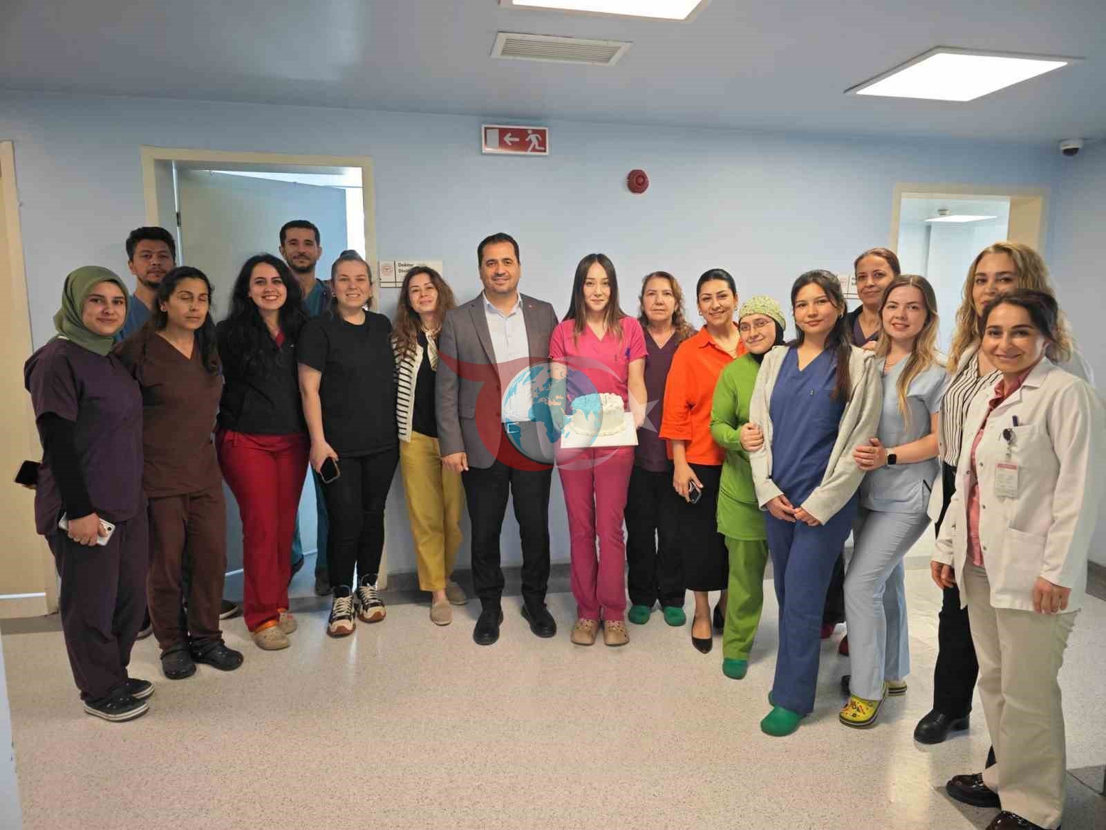 Menteşe Devlet Hastanesi&rsquo;nde hemşireler haftası kutlandı