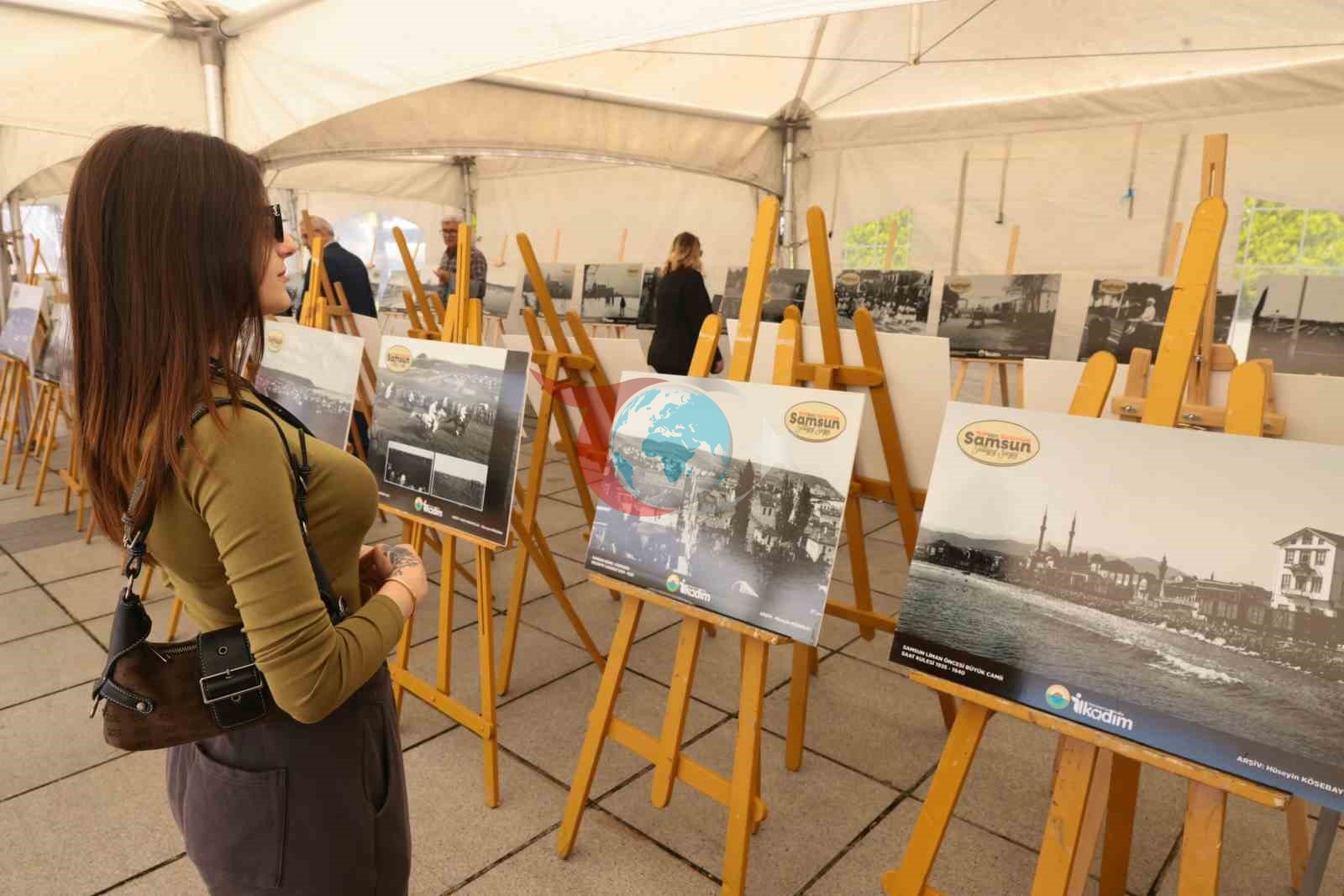 Samsun'un Tarihi Fotoğrafları Ziyaretçi Akınına Uğradı