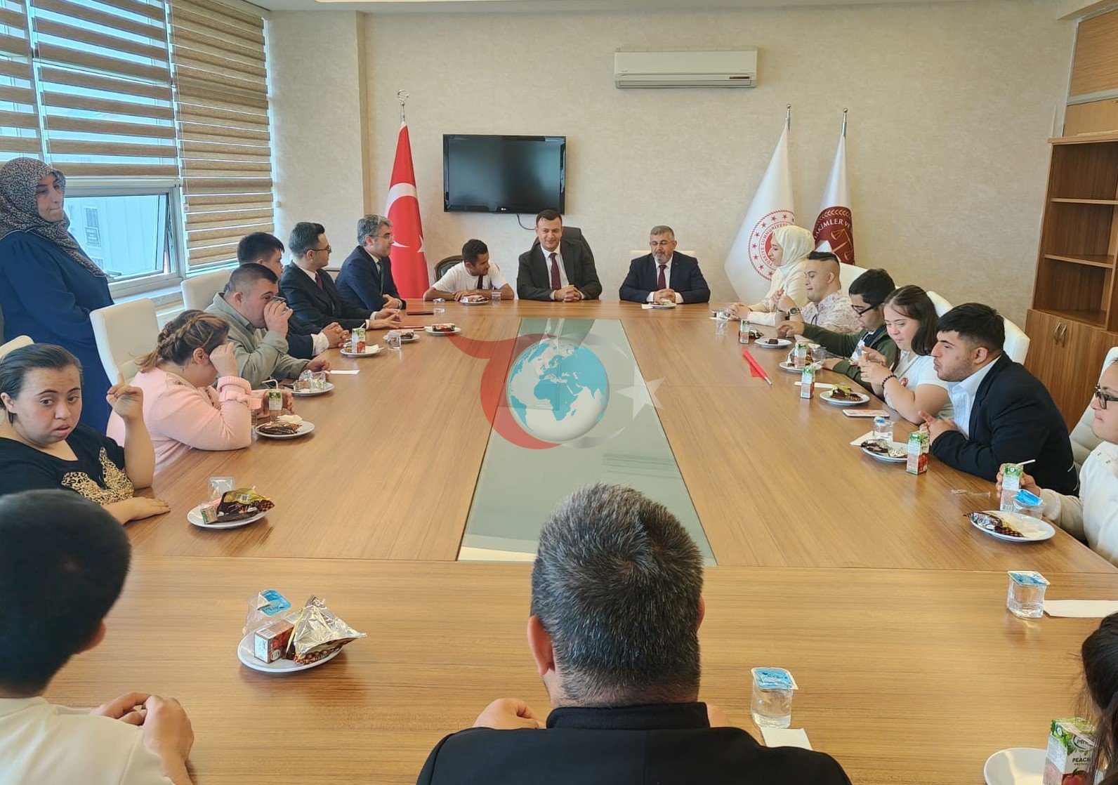 Adıyaman'da Down Sendromlu Çocuklardan Anlamlı Sevgi Mesajı