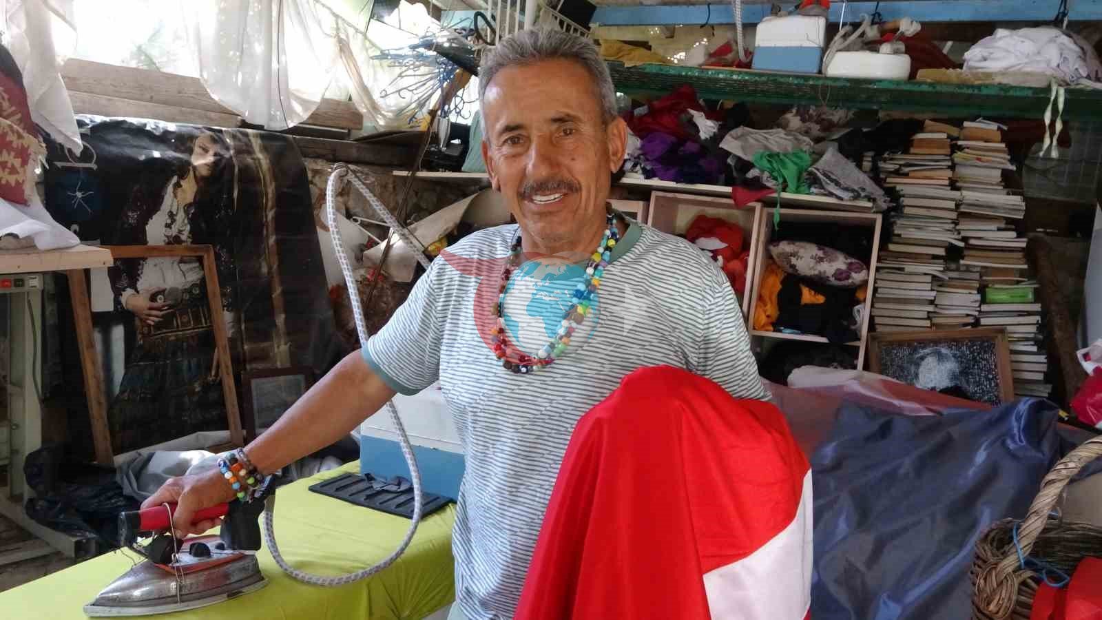 Selimiye'de 19 Mayıs Hazırlıkları: Bayrak Dedesi İş Başında