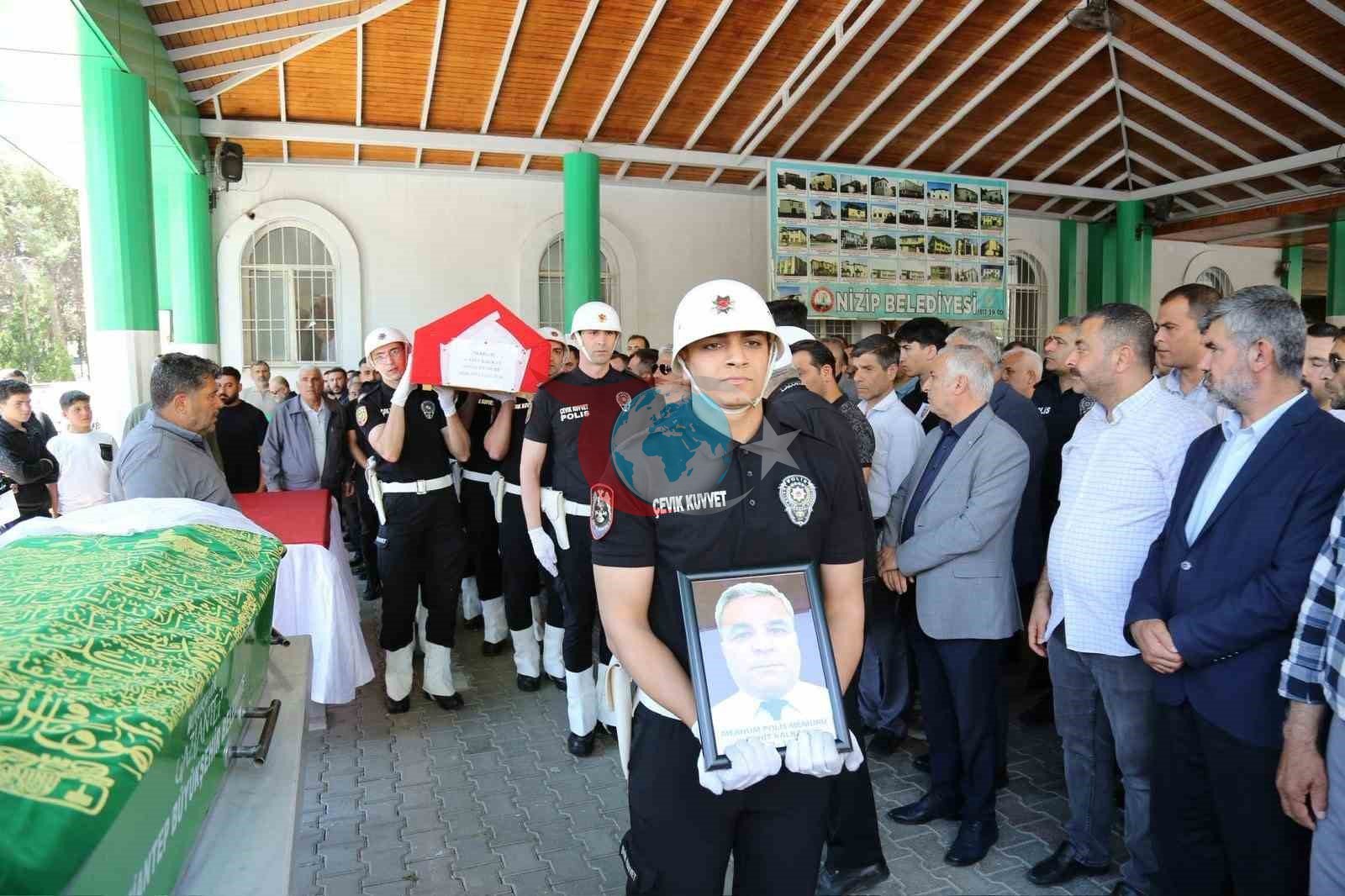 Gaziantep'te Vefat Eden Polis Memuru Son Yolculuğuna Uğurlandı