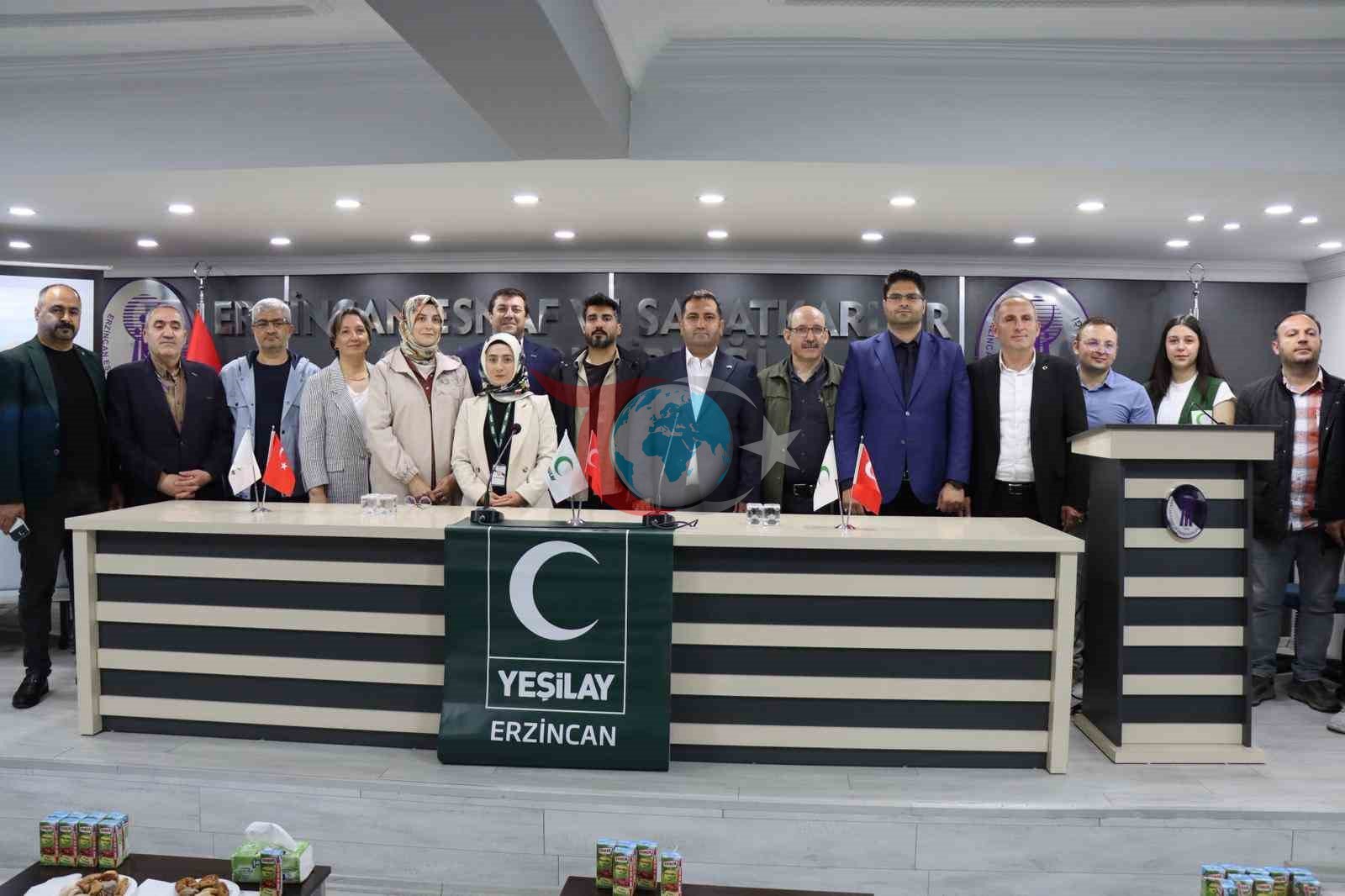 Yeşilay Erzincan'da Bilal Selçuk Yeniden Başkan Seçildi