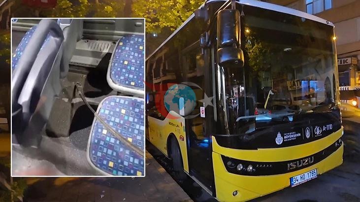 İstanbul'da İETT Otobüsünde İnşaat Demiri Kazası: Yolcu Yaralandı