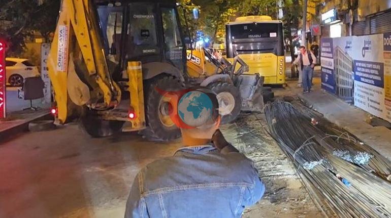 İETT otobüsünde şoke eden olay İnşaat demiri otobüsün altını deldi, yolcu yaralandı