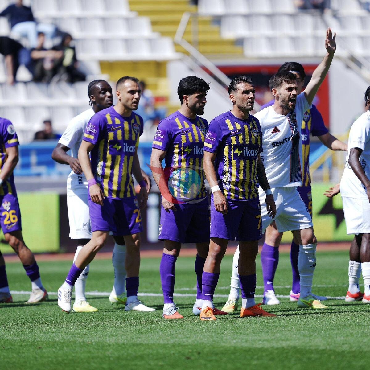 Eyüpspor'un lig maçından bir kare