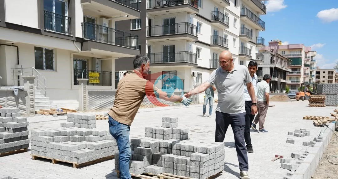 Başkan Zencirci Germencik'te Altyapı Çalışmalarını Denetledi