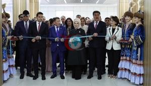 Emine Erdoğan, Kazakistanda Sıfır Atık Eğitim Laboratuvarının açılışını yaptı