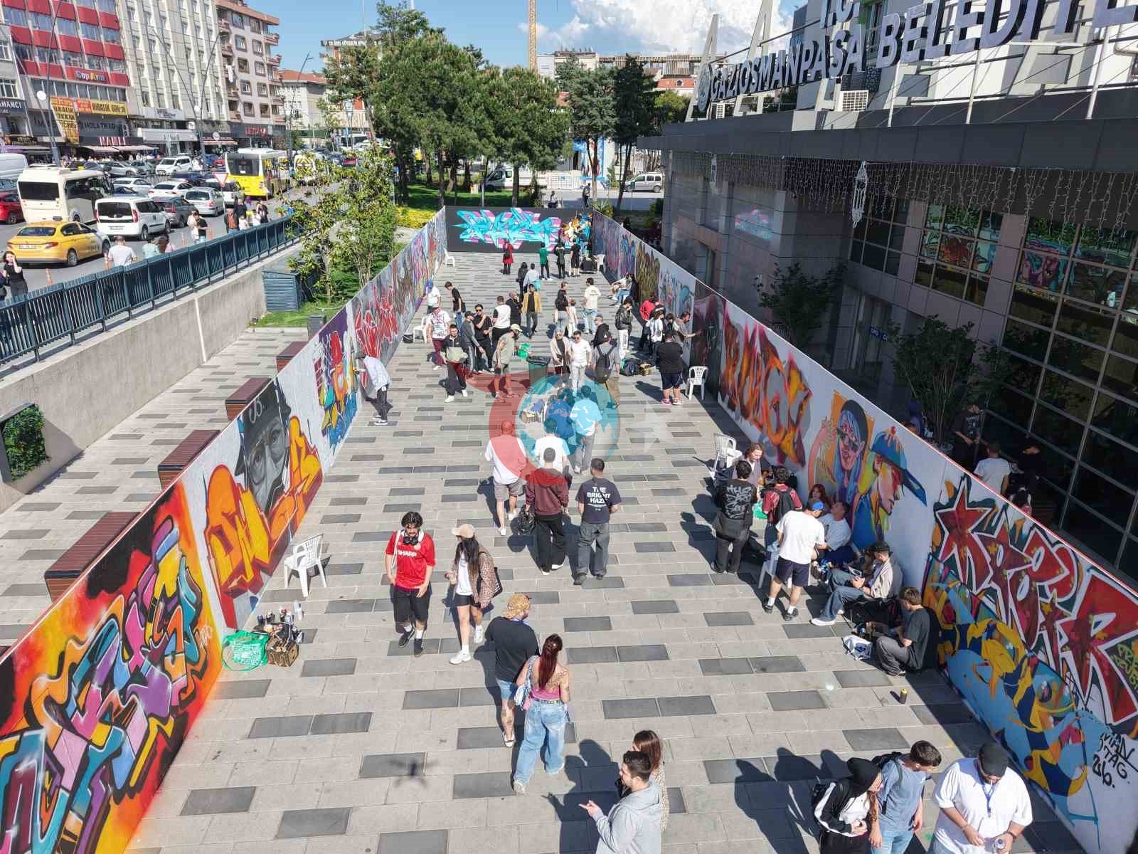Gaziosmanpaşa'da Graffiti ve Müzik Buluşması: Sokak Stili Festivali