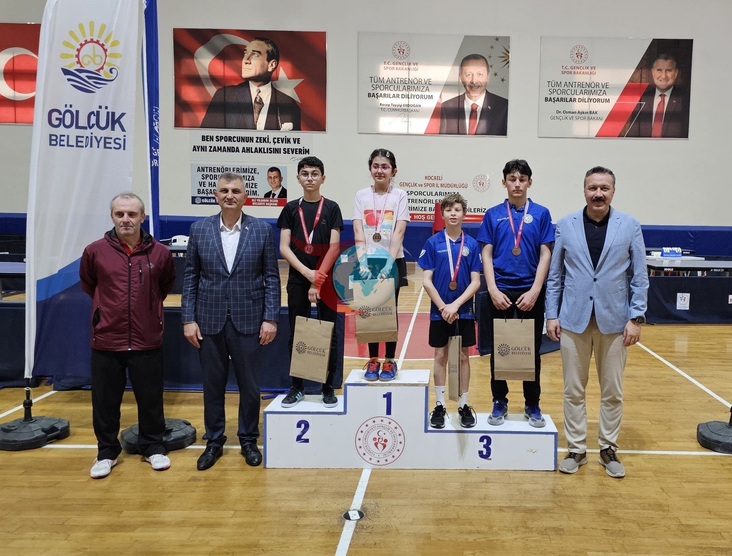 Gölcük&rsquo;te masa tenisi heyecanı